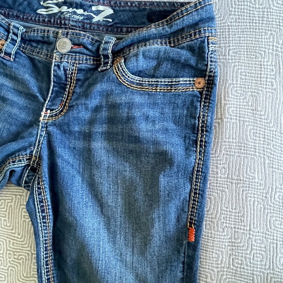 Seven7 Boot Cut Jeans Size 10P - Picture 6 of 16